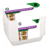 Dina (DID) Food Storage Containers With Lids 500ml (15 Packs)